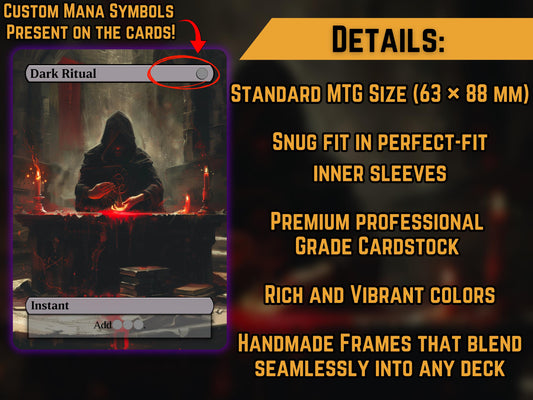 Dark Ritual - Proxy Card - Buy 3 get 1 free!