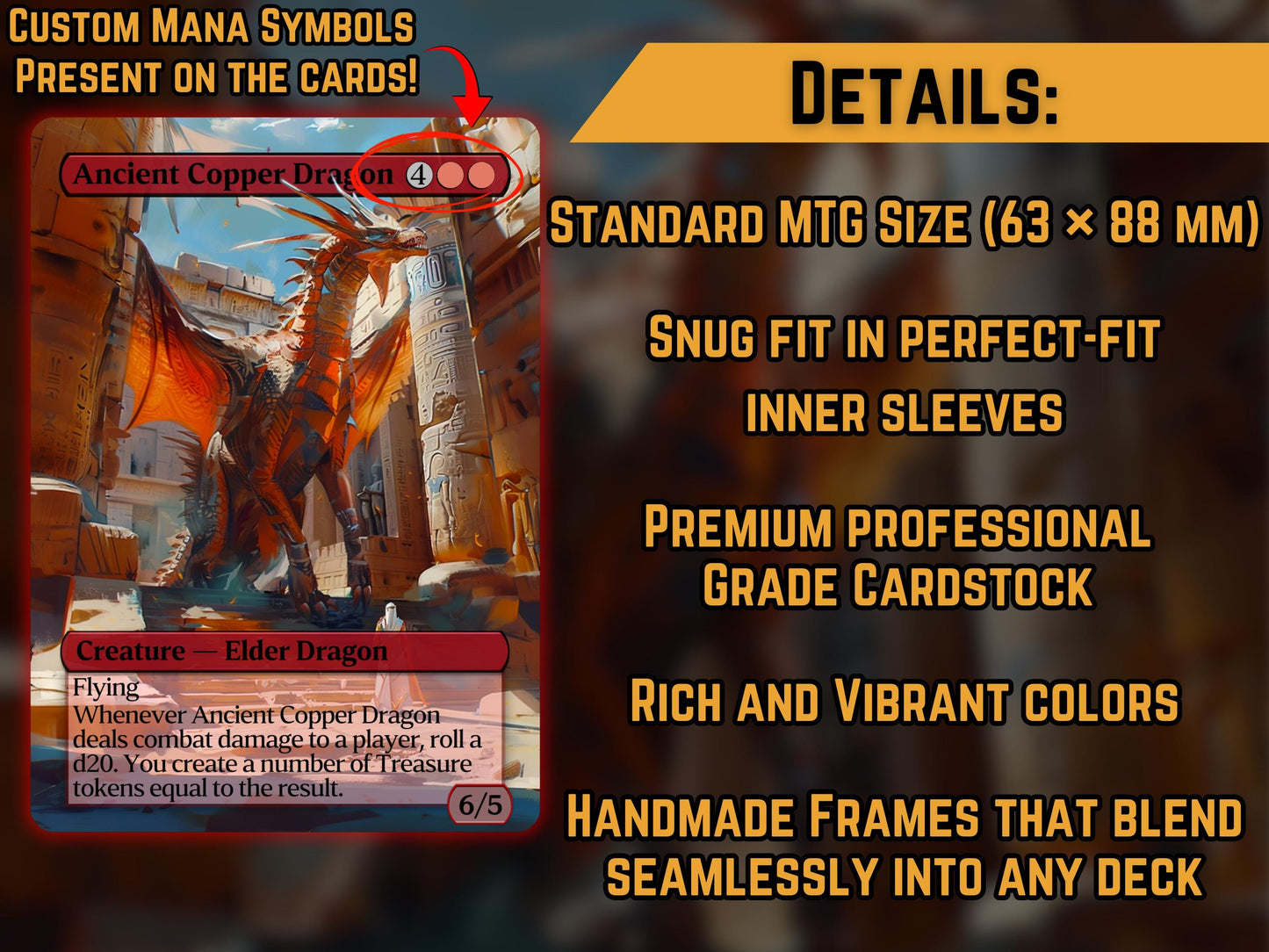 Ancient Copper Dragon - Proxy Card - Buy 3 get 1 free!