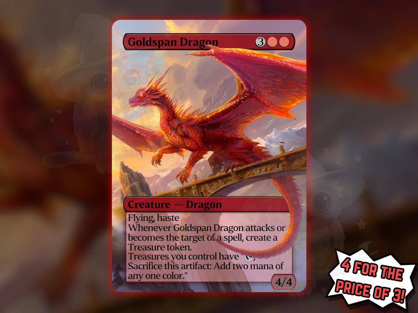 Goldspan Dragon - Proxy Card - Buy 3 get 1 free!