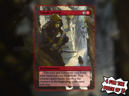 Sneak Attack - Proxy Card - Buy 3 get 1 free!