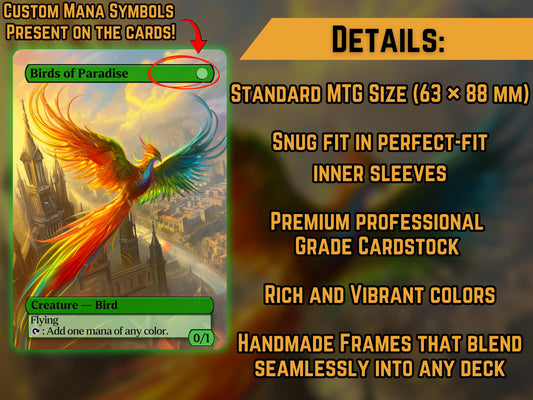 Birds of Paradise - Proxy Card - Buy 3 get 1 free!