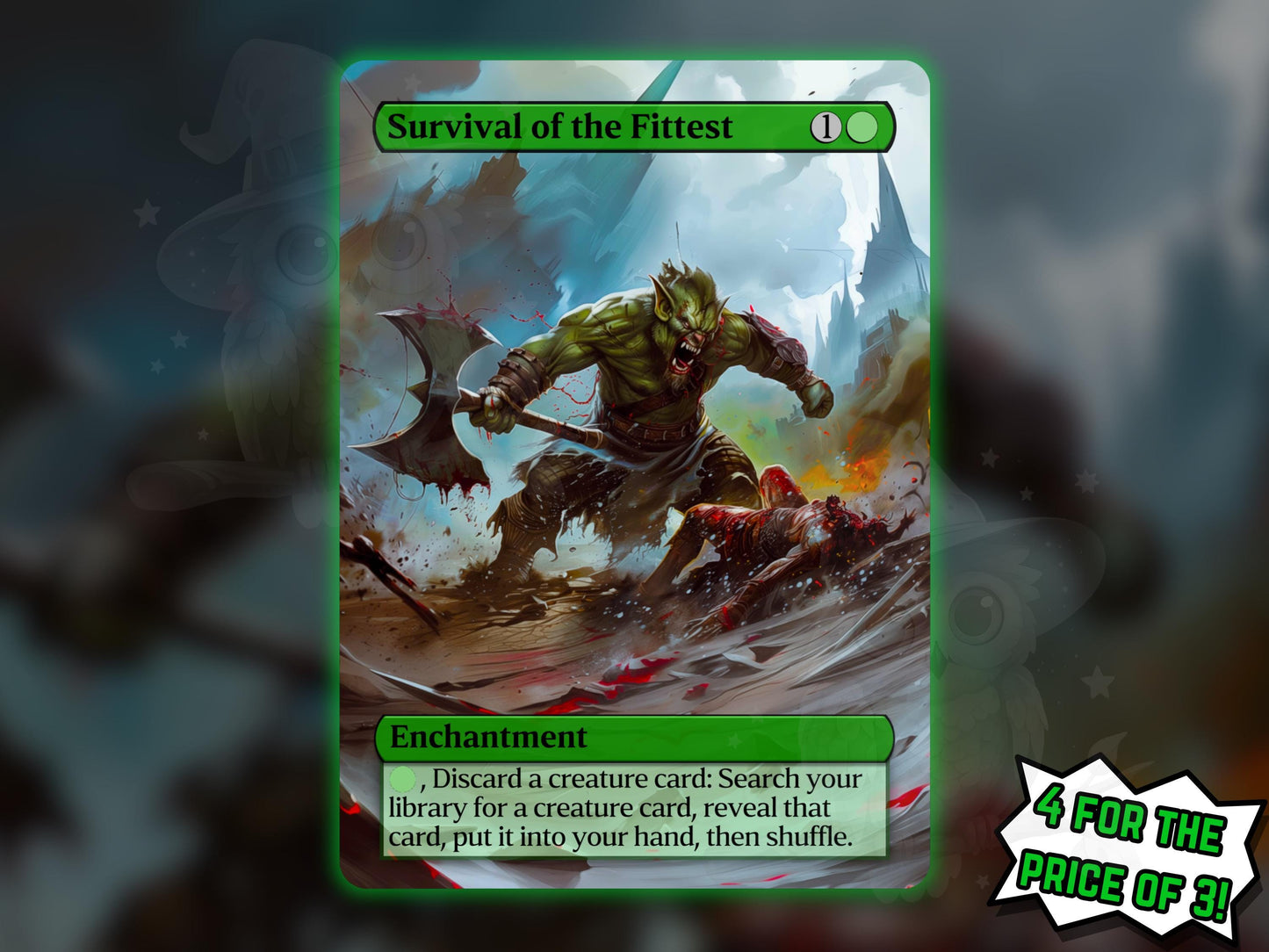 Survival of the Fittest - Proxy Card - Buy 3 get 1 free!