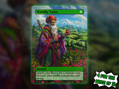Worldly Tutor - Proxy Card - Buy 3 get 1 free!