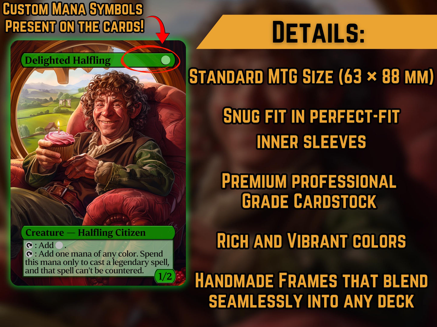 Delighted Halfling - Proxy Card - Buy 3 get 1 free!