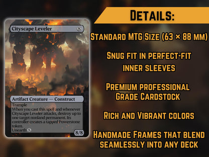 Cityscape Leveler - Proxy Card - Buy 3 get 1 free!