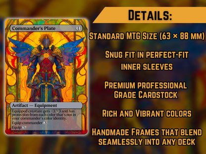 Commander's Plate - Proxy Card - Buy 3 get 1 free!