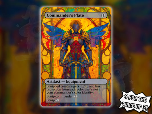 Commander's Plate - Proxy Card - Buy 3 get 1 free!