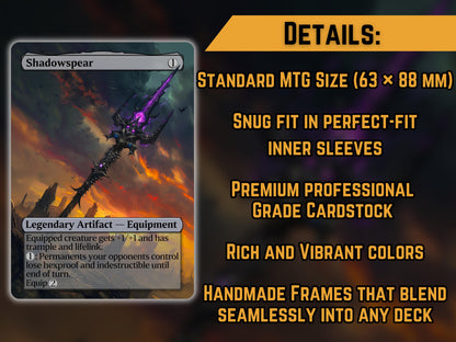 Shadowspear - Proxy Card - Buy 3 get 1 free!