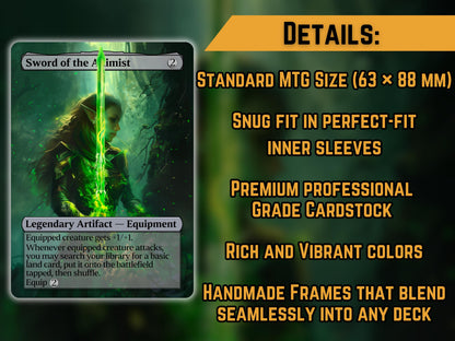 Sword of the Animist - Proxy Card - Buy 3 get 1 free!