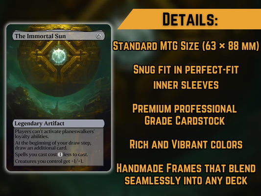 The Immortal Sun - Proxy Card - Buy 3 get 1 free!