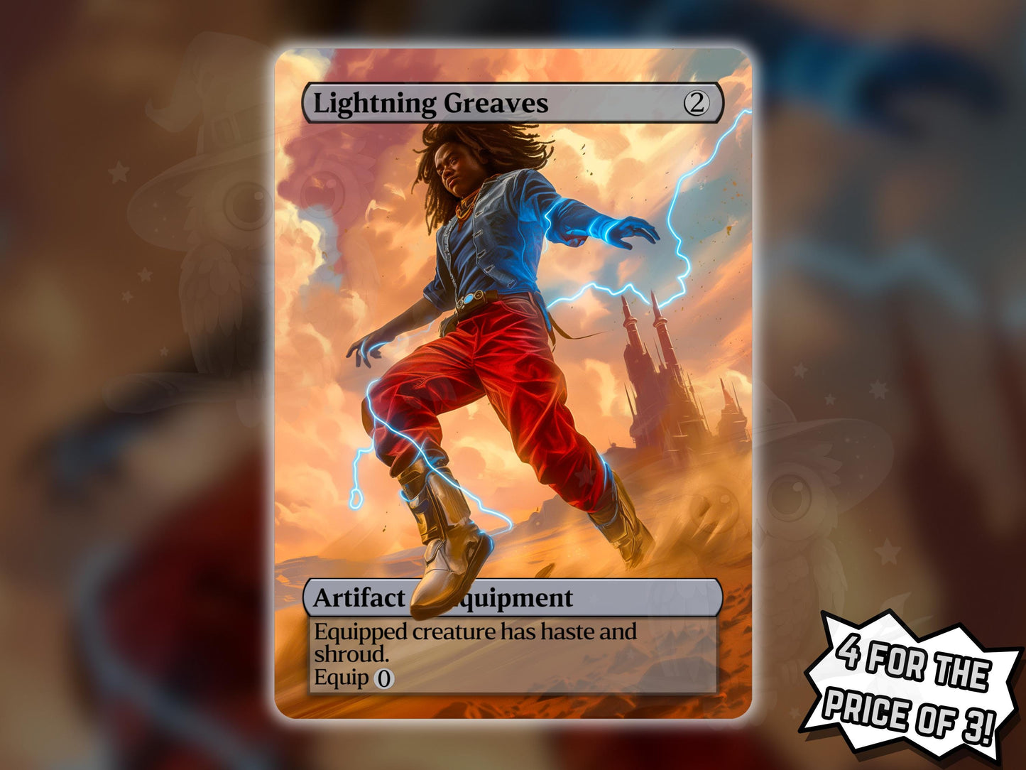 Lightning Greaves - Proxy Card - Buy 3 get 1 free!