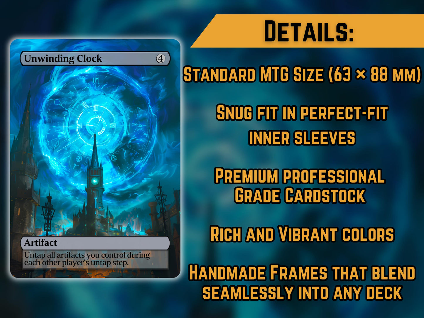 Unwinding Clock - Proxy Card - Buy 3 get 1 free!