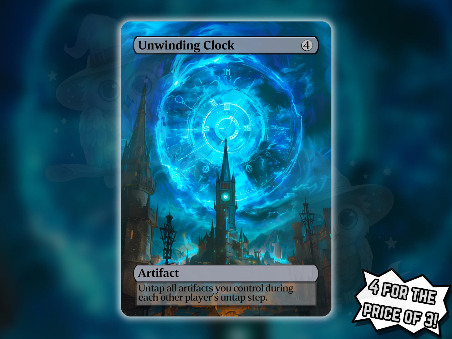 Unwinding Clock - Proxy Card - Buy 3 get 1 free!
