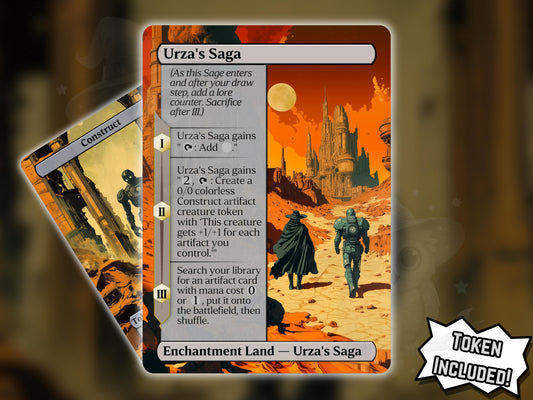 Urza's Saga (with token) - Proxy Card