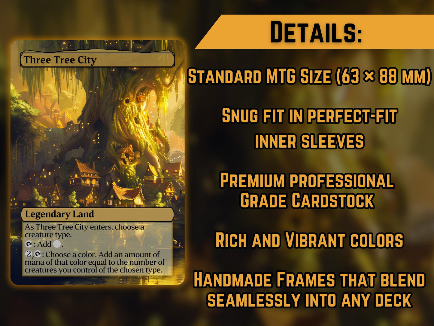 Three Tree City - Proxy Card - Buy 3 get 1 free!