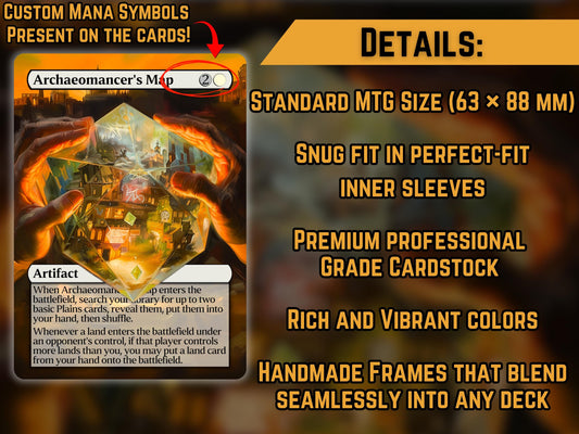 Archaeomancer's Map - Proxy Card - Buy 3 get 1 free!