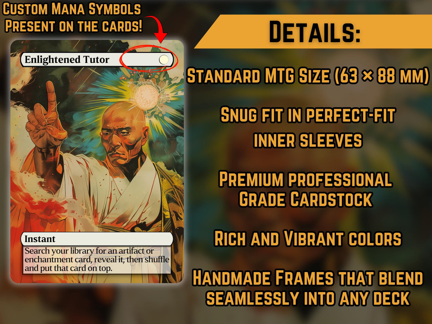 Enlightened Tutor - Proxy Card - Buy 3 get 1 free!