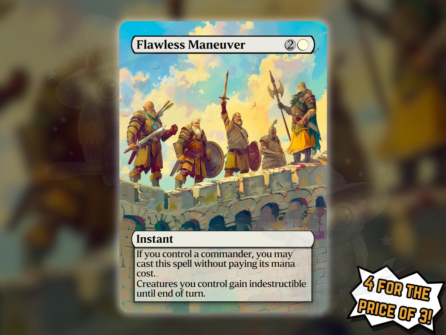 Flawless Maneuver - Proxy Card - Buy 3 get 1 free!