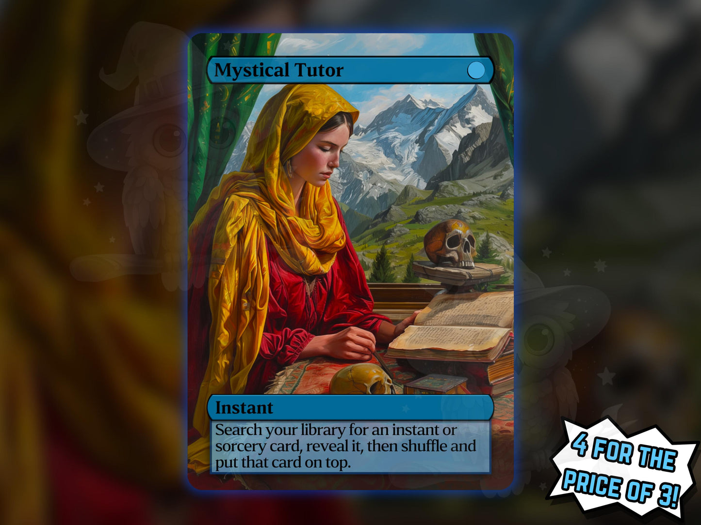 Mystical Tutor - Proxy Card - Buy 3 get 1 free!