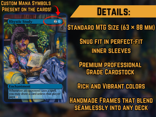 Rhystic Study - Proxy Card - Buy 3 get 1 free!
