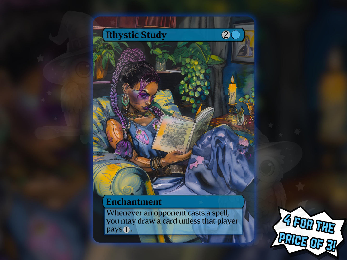 Rhystic Study - Proxy Card - Buy 3 get 1 free!