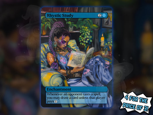 Rhystic Study - Proxy Card - Buy 3 get 1 free!