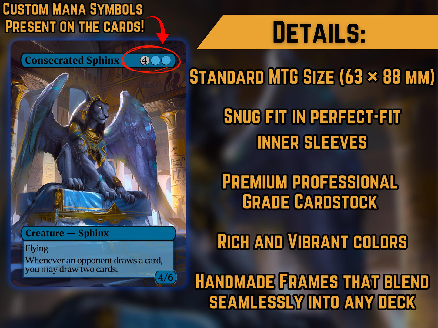 Consecrated Sphinx - Proxy Card - Buy 3 get 1 free!