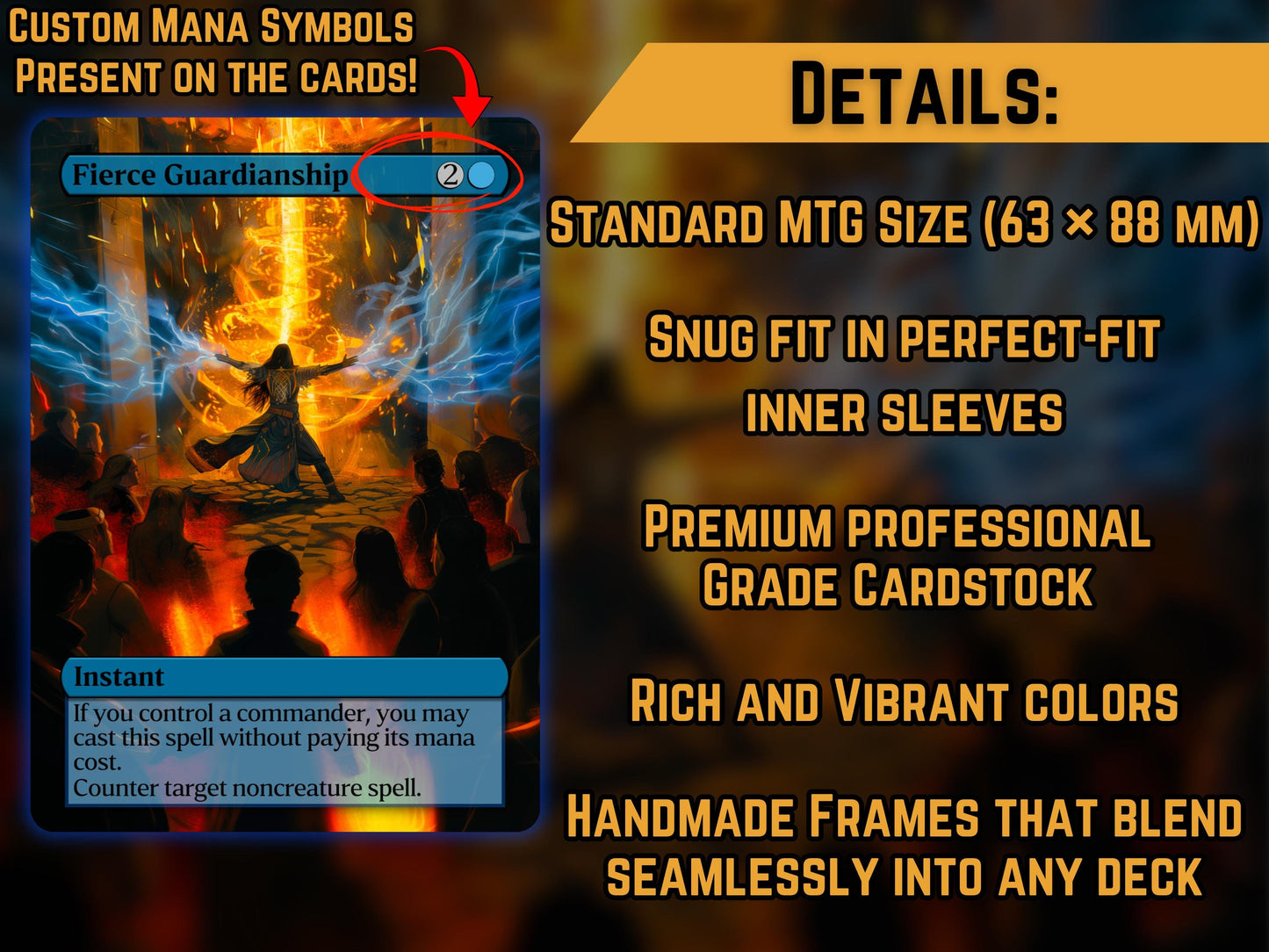 Fierce Guardianship - Proxy Card - Buy 3 get 1 free!