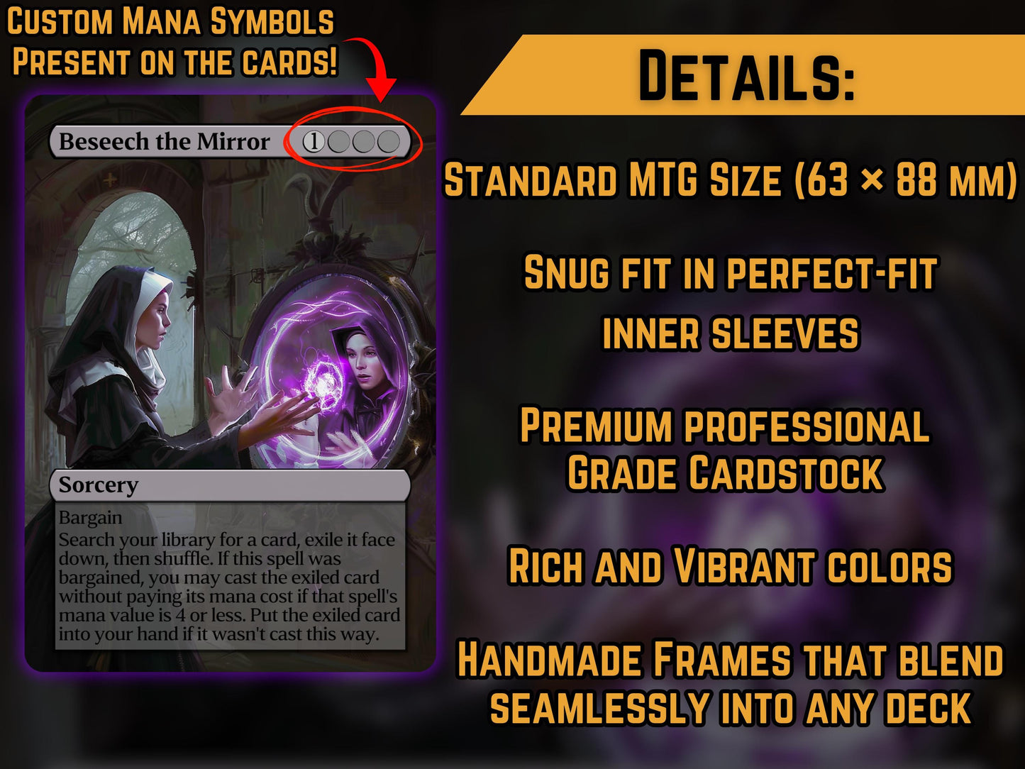 Beseech the Mirror - Proxy Card - Buy 3 get 1 free!