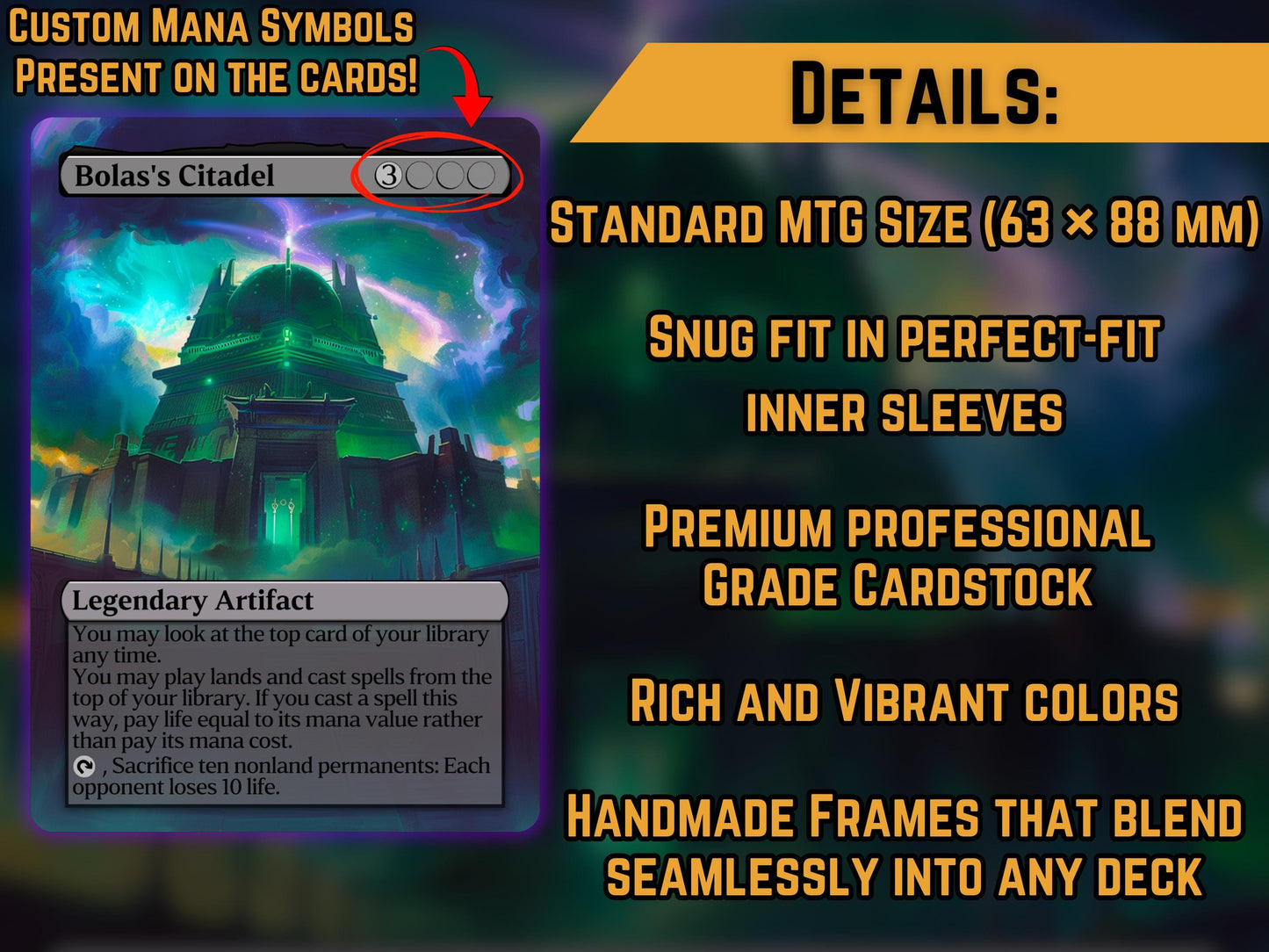 Bolas's Citadel - Proxy Card - Buy 3 get 1 free!