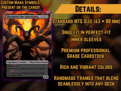 Sheoldred, the Apocalypse - Proxy Card - Buy 3 get 1 free!