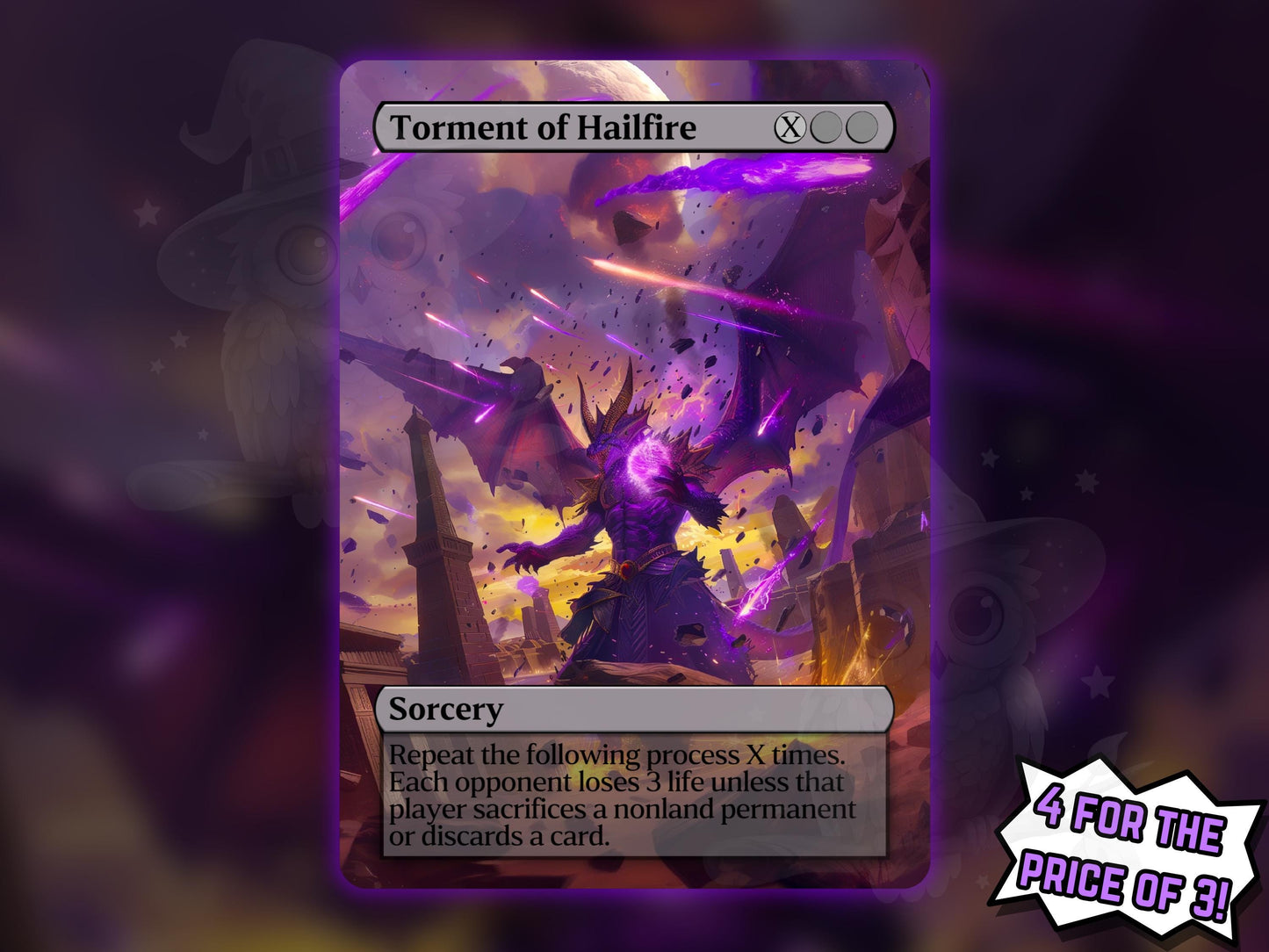 Torment of Hailfire - Proxy Card - Buy 3 get 1 free!