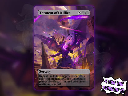Torment of Hailfire - Proxy Card - Buy 3 get 1 free!