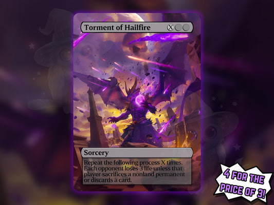 Torment of Hailfire - Proxy Card - Buy 3 get 1 free!