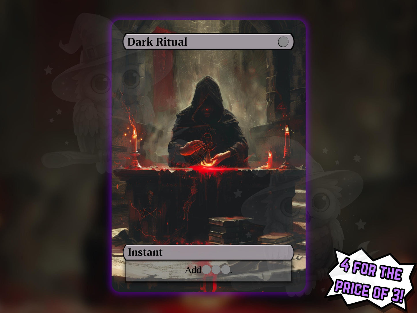 Dark Ritual - Proxy Card - Buy 3 get 1 free!