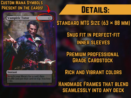Vampiric Tutor - Proxy Card - Buy 3 get 1 free!