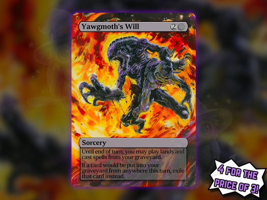 Yawgmoth's Will - Proxy Card - Buy 3 get 1 free!