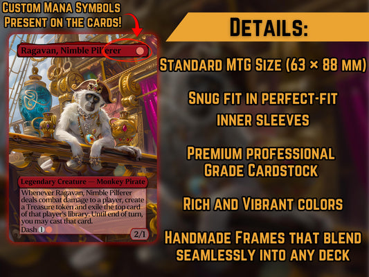 Ragavan, Nimble Pilferer - Proxy Card - Buy 3 get 1 free!