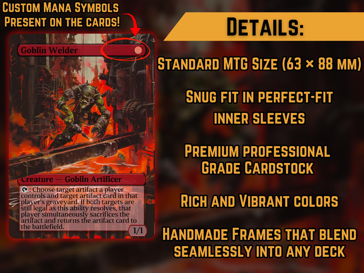 Goblin Welder - Proxy Card - Buy 3 get 1 free!