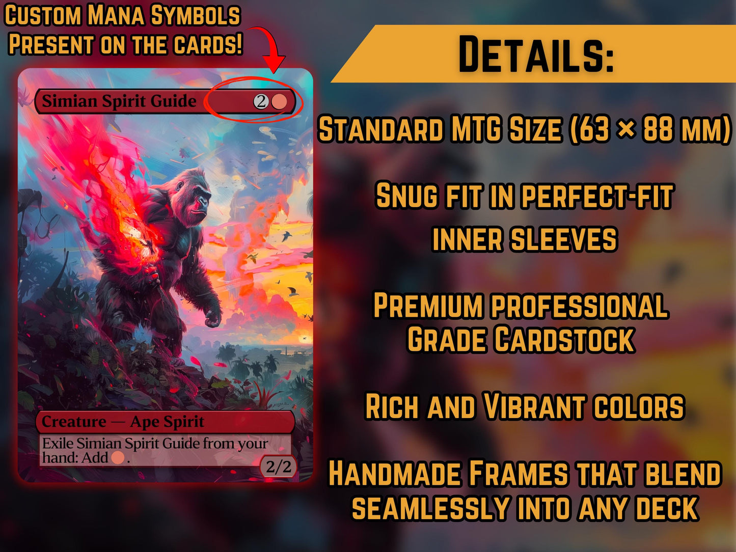 Simian Spirit Guide - Proxy Card - Buy 3 get 1 free!