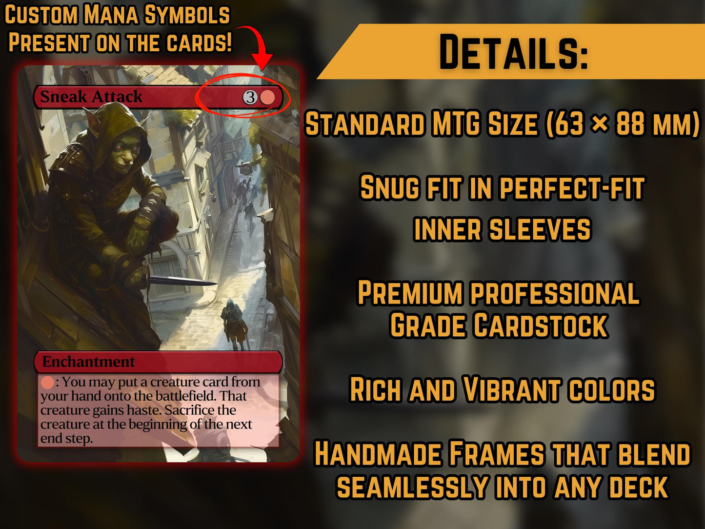 Sneak Attack - Proxy Card - Buy 3 get 1 free!