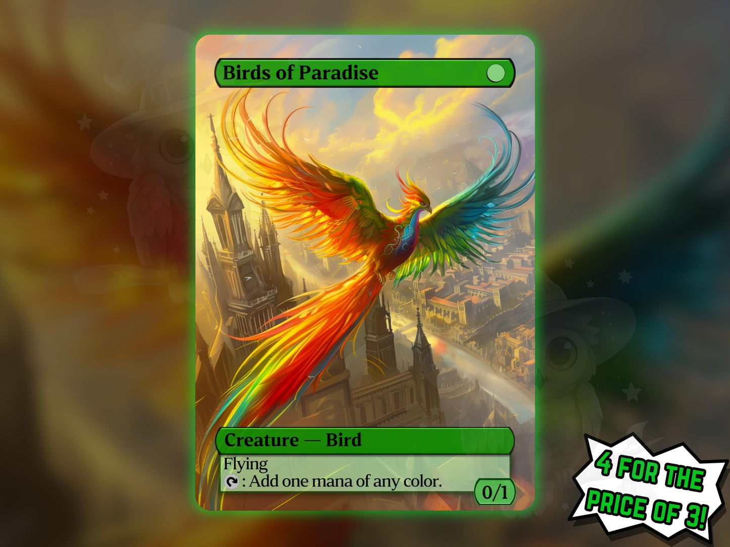 Birds of Paradise - Proxy Card - Buy 3 get 1 free!