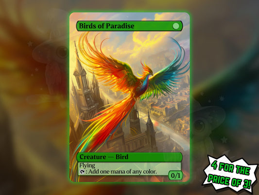 Birds of Paradise - Proxy Card - Buy 3 get 1 free!