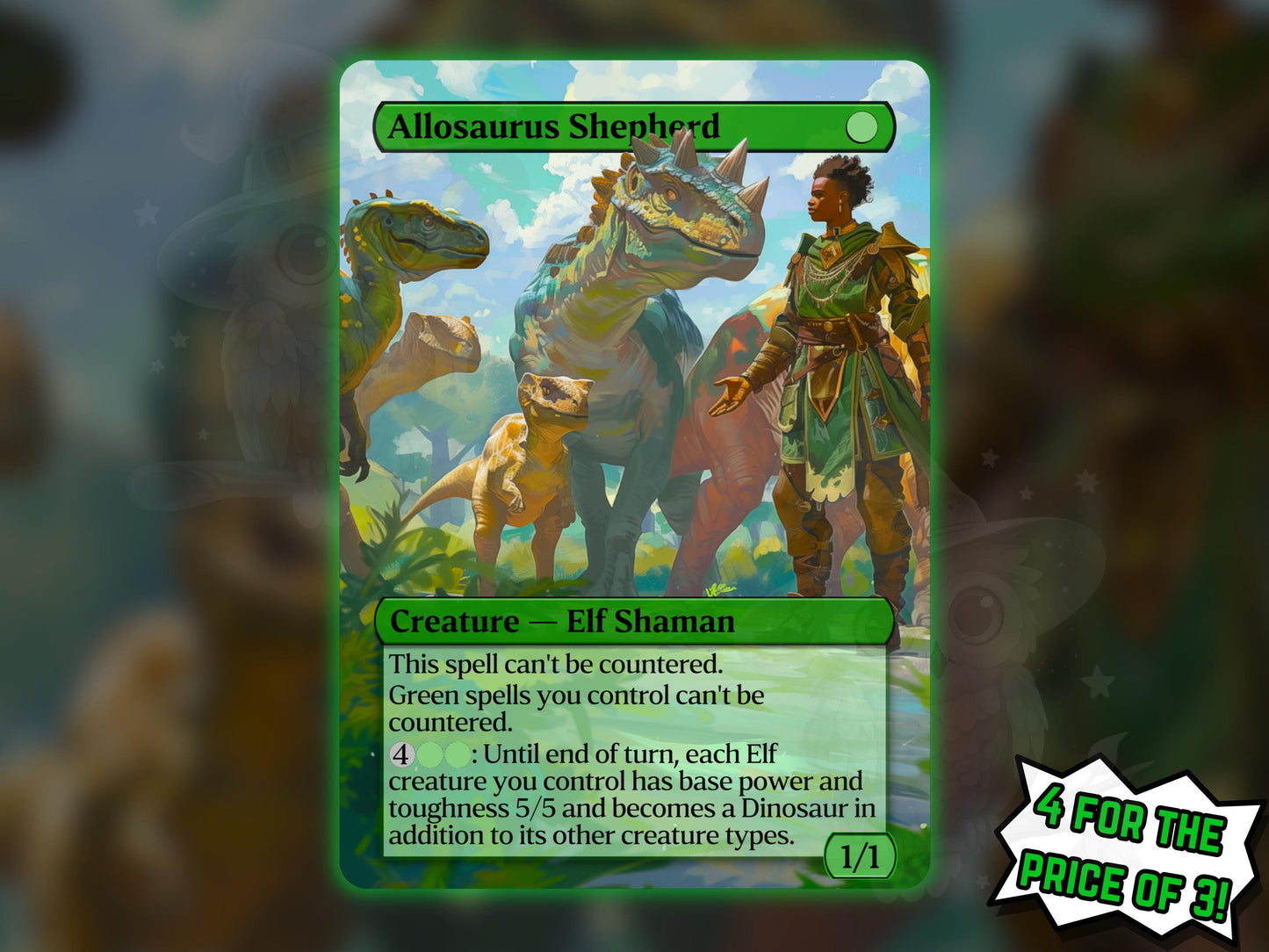 Allosaurus Shepherd - Proxy Card - Buy 3 get 1 free!