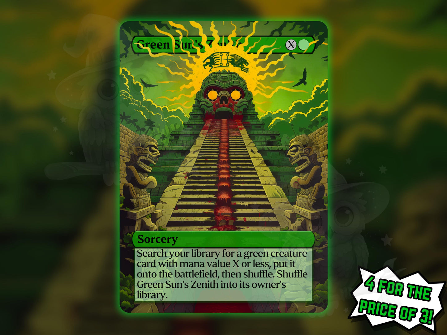 Green Sun's Zenith - Proxy Card - Buy 3 get 1 free!