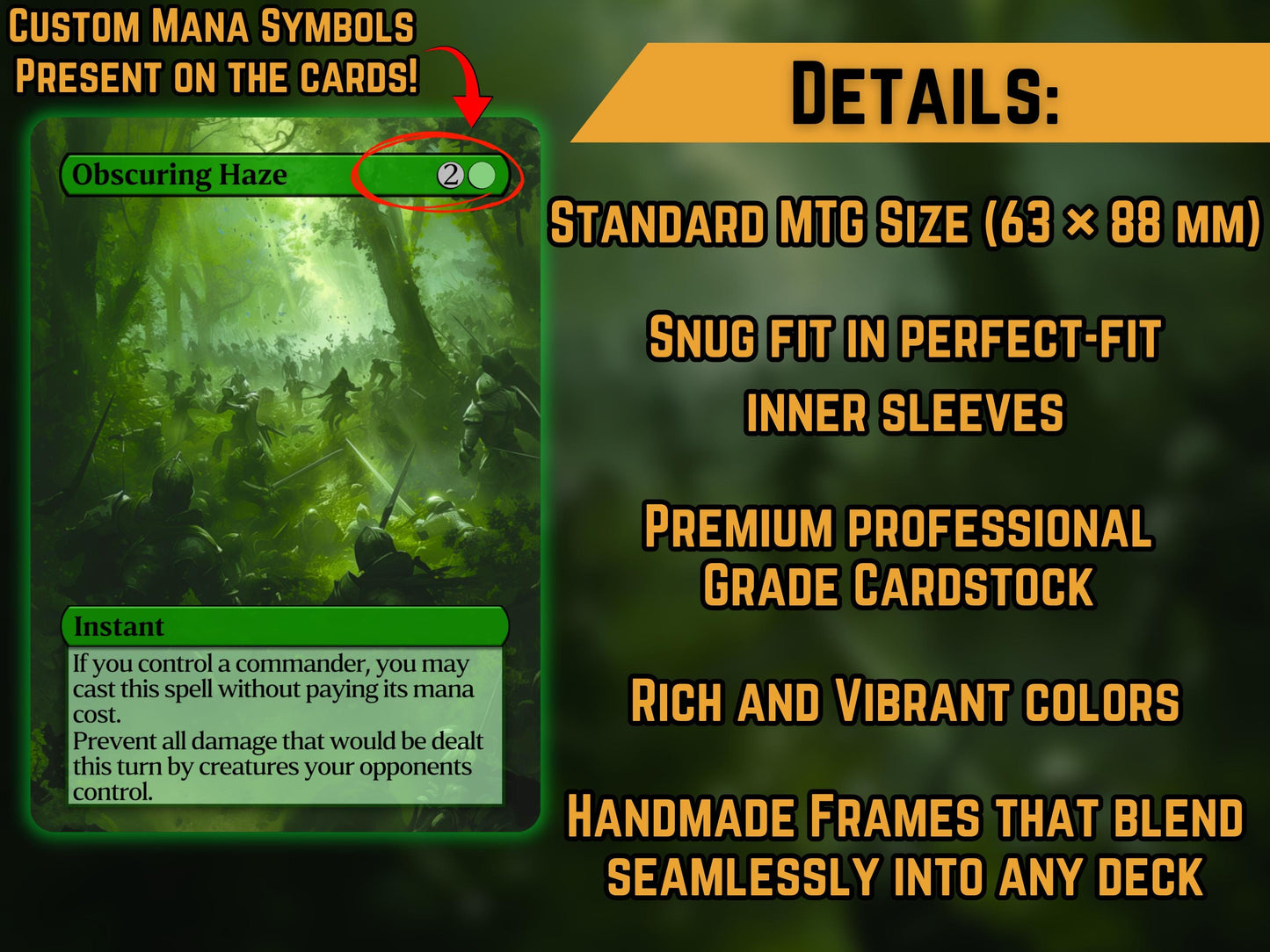 Obscuring Haze - Proxy Card - Buy 3 get 1 free!