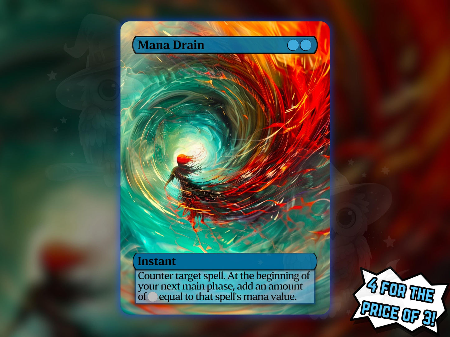 Mana Drain - Proxy Card - Buy 3 get 1 free!