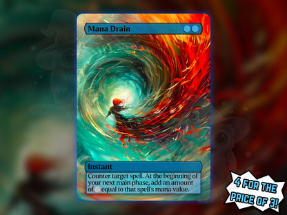 Mana Drain - Proxy Card - Buy 3 get 1 free!