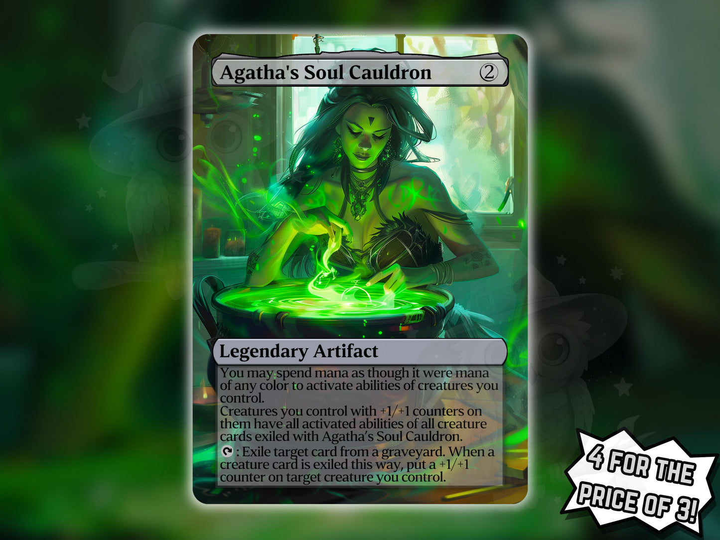 Agatha's Soul Cauldron - Proxy Card - Buy 3 get 1 free!