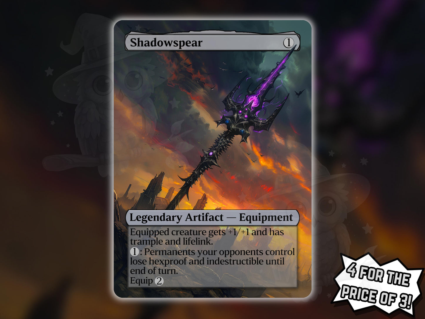 Shadowspear - Proxy Card - Buy 3 get 1 free!